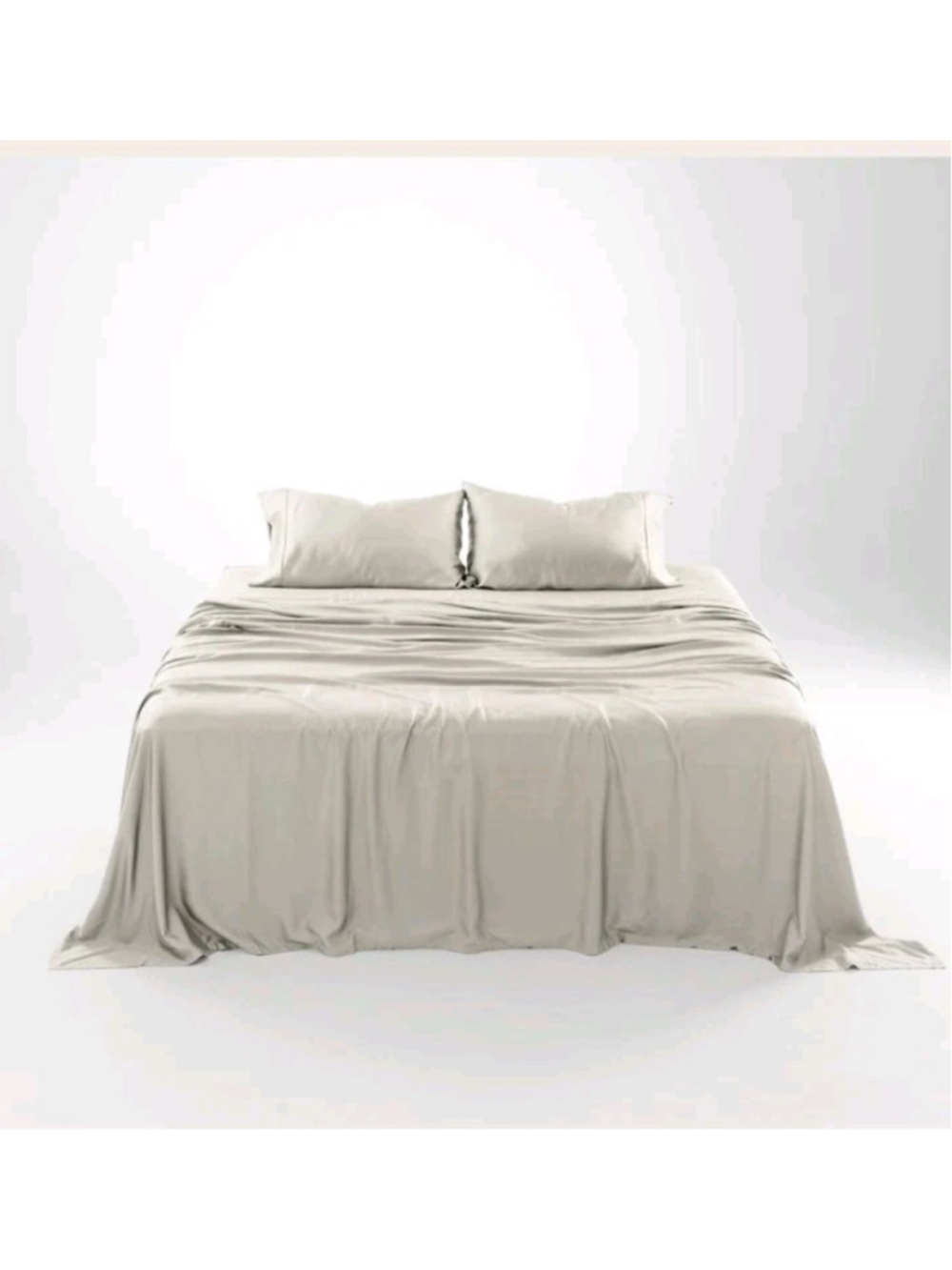 OliveCrate Eucalyptus TWIN XL Sheet Set – Cooling Hypoallergenic, Luxury Oatmeal - Picture 1 of 1